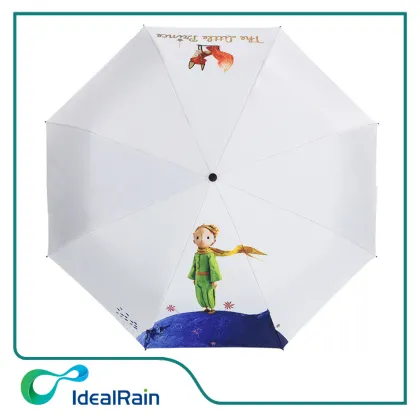 Summer UV protection The little prince printing parasol fold umbrella
