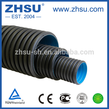 large diameter double wall corrugated drainage pipe