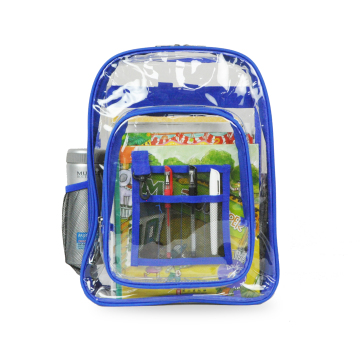 School Outdoor Waterproof Clear Transparent PVC Backpack