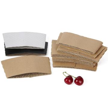 12oz-20oz kraft paper cup sleeve,paper coffee cups with lids and sleeve