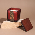 Wood Lid Scented Candle Set