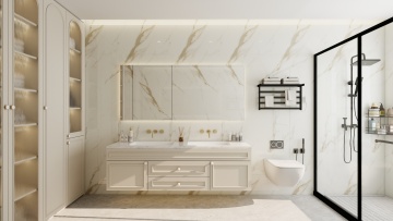 Elegant French Bath Vanity