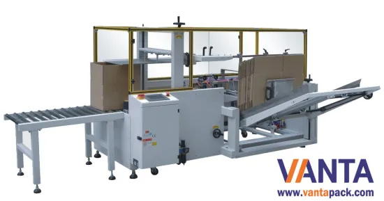 Automatic Carton Erector Machine Sealed By Hot Melt Glue High Speed 40 Cpm