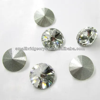 Crystal round glass Crystal Stone for shoes