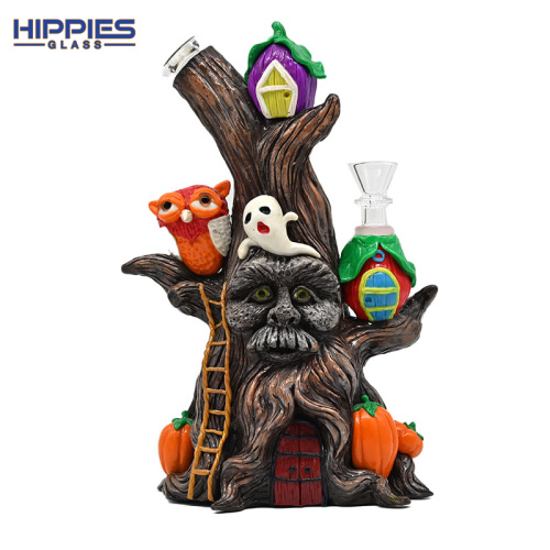 3D Monster Dab Rigs with Halloween Tree house