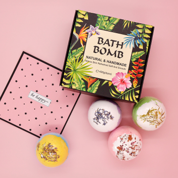 Biển Salt Organic Rainbow Kids Bath Ball