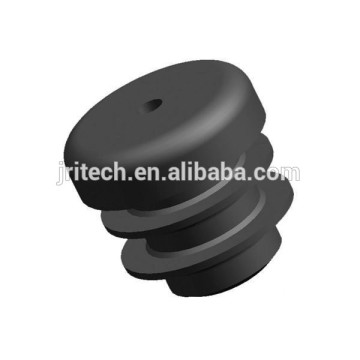 Custom Molded round ribbed tubing rubber plug