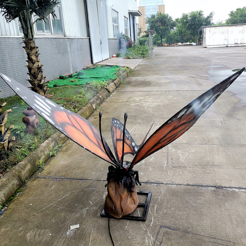 Lifelike Big Size Moving Butterfly Animatronic