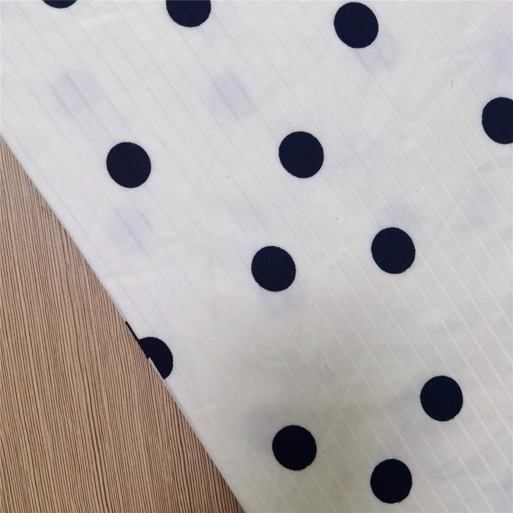 Rib Print Brushed Fabric