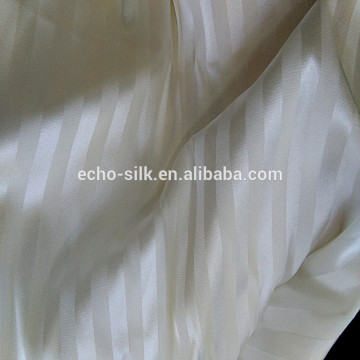 silk lycra/span satin stripe fabric