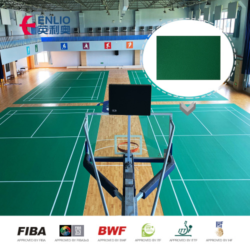 Pavimentos deportivos de espesor grueso para bádminton