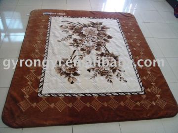 100% polyester printed and emboss blanket 3.5kg