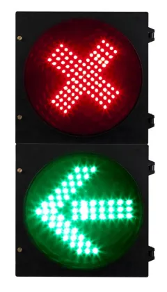 Energy Saving Ryg Traffic Control Lights / Led Traffic Signal