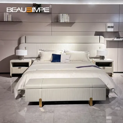 Luxury Solid Wood King Size Double Bed