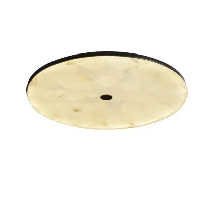 Modern Hallway Bedroom Lighting: Simple Chinese Style Marble Ceiling Lamp