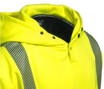 Hi-Viz Yellow Tech Double Thick Pullover Sweatshirt