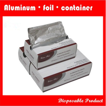 feuilles de papier d&#39;aluminium pop-up en aluminium pour restaurant