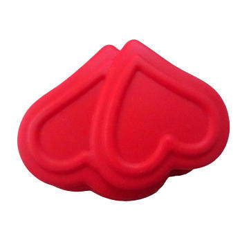 Double heart cake mold