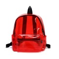 Mädchen Mini Clear PVC wasserdichter Rucksack für die Arbeit