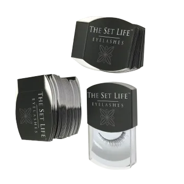 Custom Matte Lamination Round Case Eyelashes Paper Box