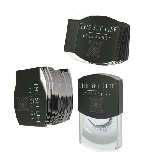 Custom Matte Lamination Round Case Eyelashes Paper Box