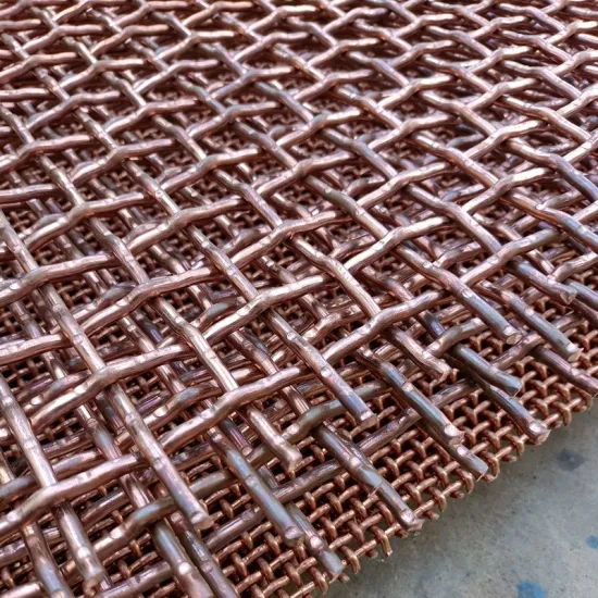 65Mn Stone Crusher Vibrating Screen Mesh: Woven Stainless Steel Heavy Duty Crimped Wire Mesh for Sand Sieving