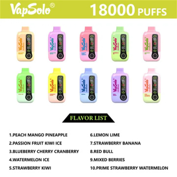 Vapsolo DG 18000 Puffs Europe Warehouse Wholesale