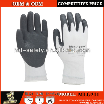 nitrile foam glove for workers