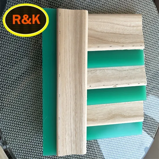 Textile use printed rubber squeegee