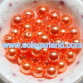 4-40MM Acrylic Round Pearl Beads Imitation Faux Pearl Chunky Beads For Jewelry Making