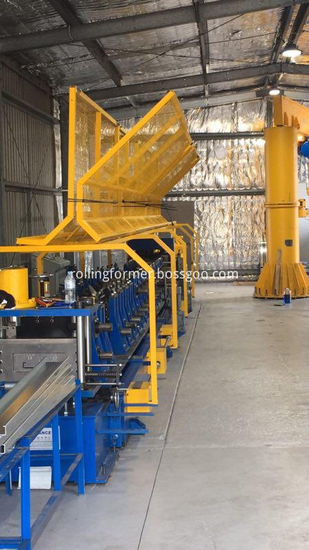 Girt rollforming line