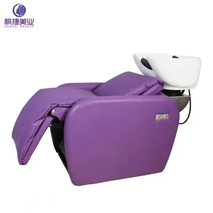 Auto Folding Luxury Electric Shampoo Chair for Hair Washing in Beauty Salons