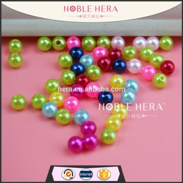 New Design Hot Sale Handmade 6mm Pearl Plastic Beads With Hole