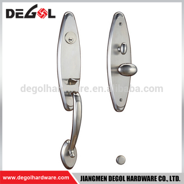 Stainless steel american style lever lockset portable door lock