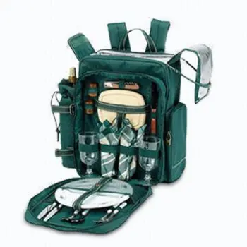 Picnic Set, Composed of Picnic Bag, Picnic Cutlery Set, Dinner Set and Camping Set