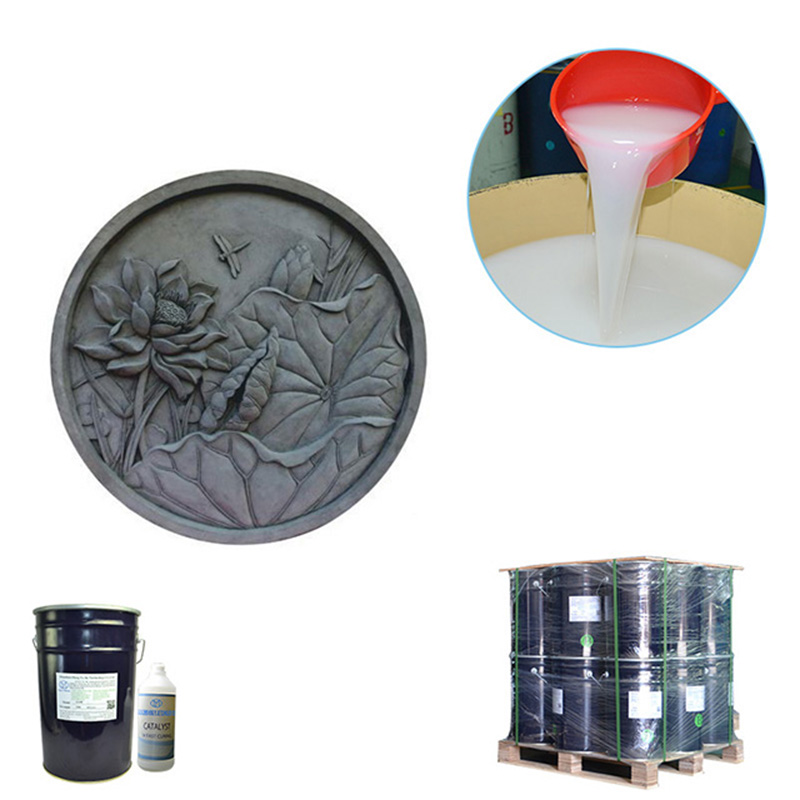 Condensation curing silicone mold rubber
