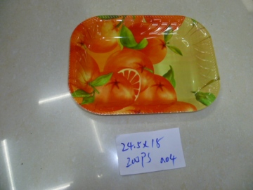 Plastic fruit tray