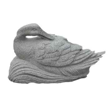 Garden bird stone statue