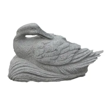 Garden bird stone statue