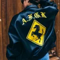 Leder Baseball Bomber Ledervarsites Jacke für Männer