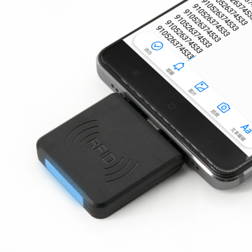 R65D白と黒のAndroid携帯電話用のマイクロUSB RFIDリーダー