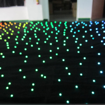 led star curtain backdrop