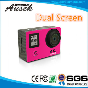 Best quality 4K wifi mini camera sports camera with 30m waterproof ausek sport camera at-30d