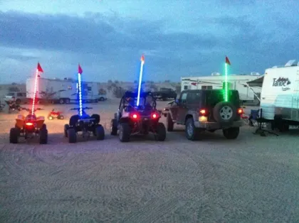 color flag lights led wh-ips