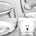 Verre borosilicaté transparent réutilisable à boire tasse à café verres isolés expresso tasses à boissons chaudes