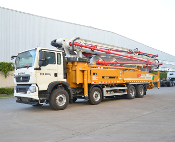 Price and Details of the Schwing New 58m Concrete Pump Truck with HOWO Chassis in China
