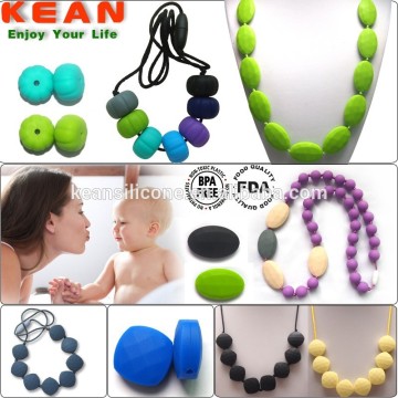 Natural silicone pearl necklace diamond jewelry and fashion women pendant