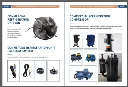 Copper Coil Tube Air Cooled Condenser for Refrigeration Units