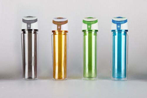 dubble wall bottle New design bottles BPA Free plastic bottle