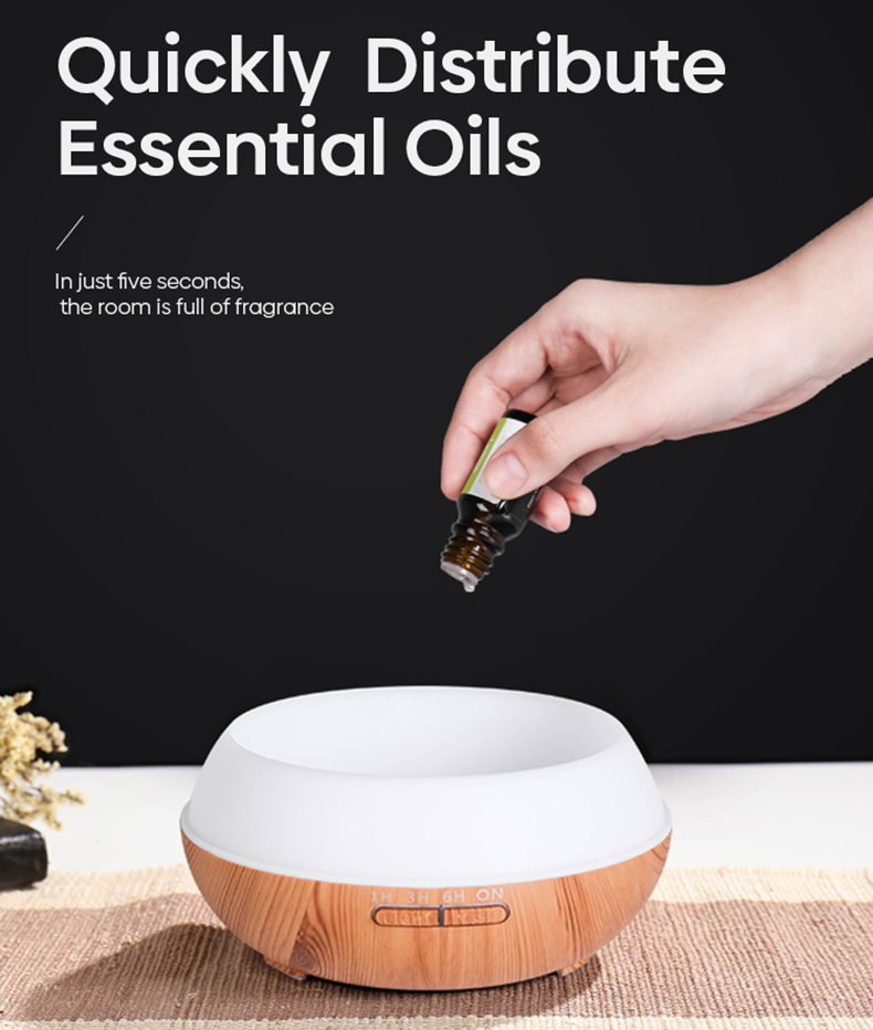 Smart wifi ultrasonic essential oil diffuser 550ml